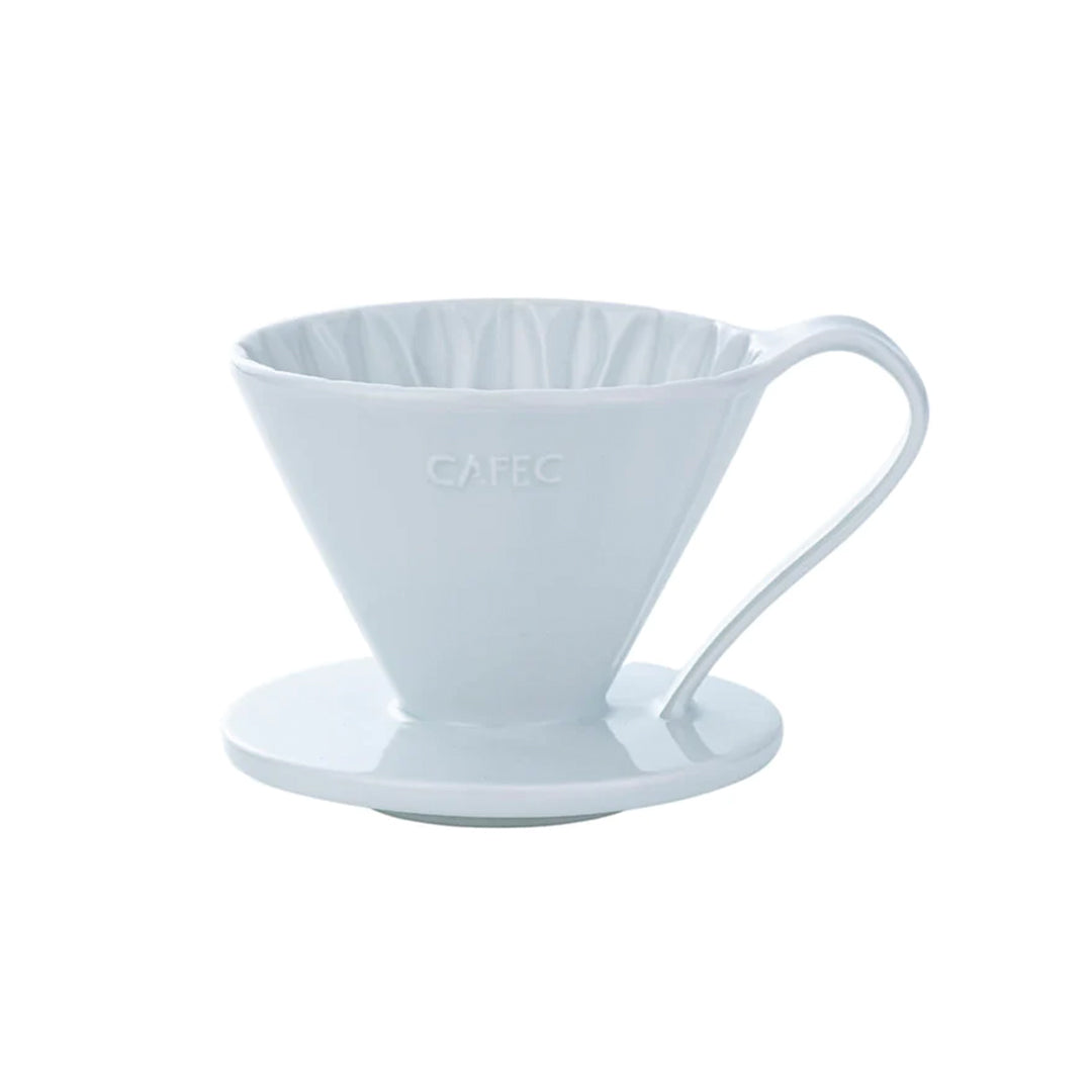 CAFEC | Porcelain Flower Dripper - 1 Cup