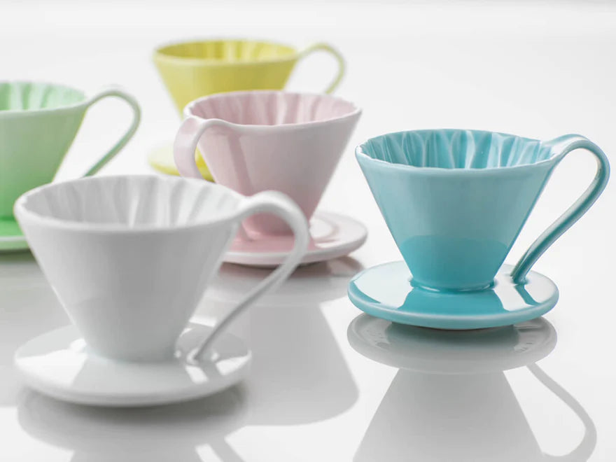 CAFEC | Porcelain Flower Dripper - 1 Cup